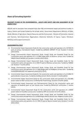 Environmental Impact Assessments