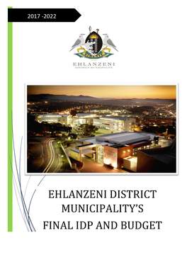 Ehlanzeni District Municipality's Final Idp and Budget