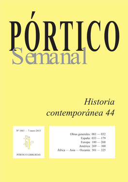 Portico Semanal 1063 Historia Contemporanea 44