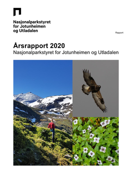Årsrapport 2020 Nasjonalparkstyret for Jotunheimen Og Utladalen