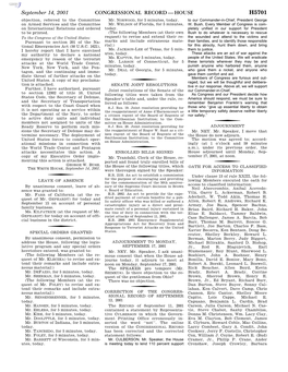 Congressional Record—House H5701