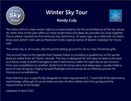 Winter Sky Tour