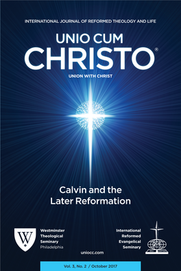 Calvin and the Later Reformation