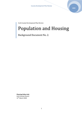 Population and Housing