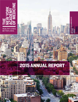 2015 Annual Report Our Mission