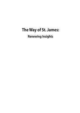 The Way of St. James: Renewing Insights