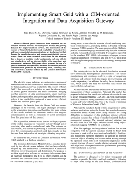 Implementing Smart Grid with a CIM-Oriented Integration and Data Acquisition Gateway