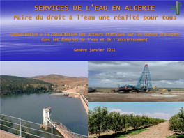 Services De L'eau En Algerie
