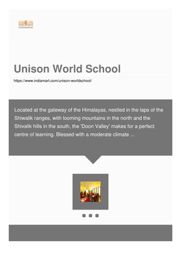 Unison World School