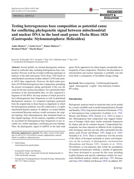 Testing Heterogeneous Base Composition As Potential Cause For