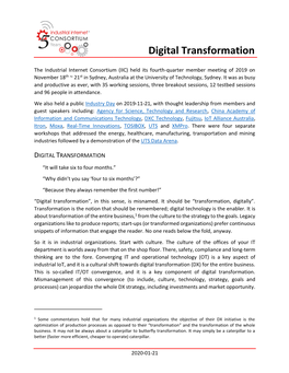 Digital Transformation