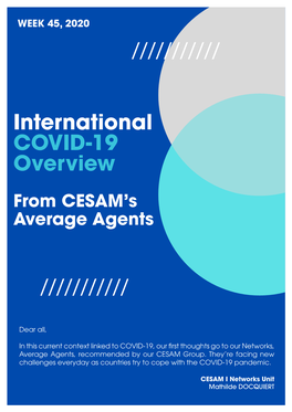 International COVID-19 Overview