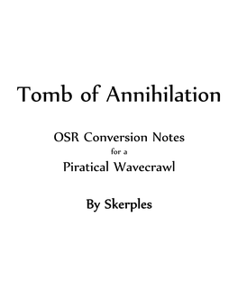 Tomb of Annihilation