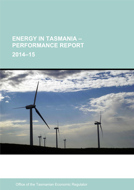 Energy in Tasmania – Performance Report