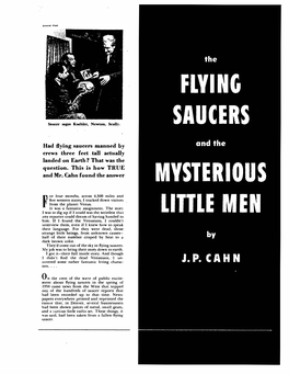The Flying Saucers and the Mysterious Little