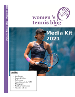 Women's Tennis Blog in Other Media 0 2 T I Our Specialized Women's Tennis Coverage Regularly Gets Mentioned in Various Media Outlets, K