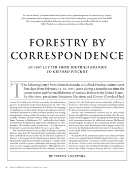 Forestry by Correspondence