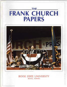 The Frank Church Papers
