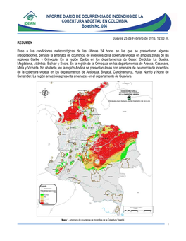 Servicio De Vigilancia Y Pronóstico De La Amenaza