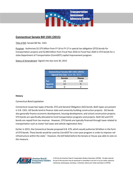 Connecticut Senate Bill 1501 (2015)