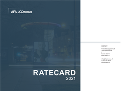 RATECARD 2021 Content