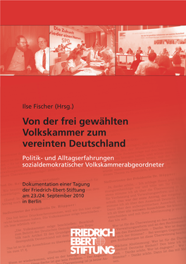 Von Der Frei Gewählten Volkskammer Zum Vereinten Deutschland