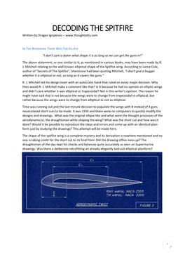 DECODING the SPITFIRE Written by Dragan Ignjatovic –