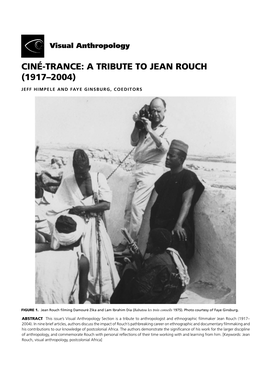 A Tribute to Jean Rouch (1917–2004)