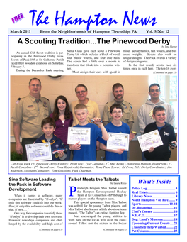 A Scouting Tradition...The Pinewood Derby