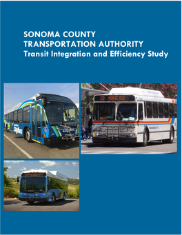 SONOMA COUNTY TRANSPORTATION AUTHORITY Transit Integration and Efficiency Study