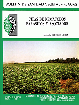 Citas De Nematodos Parásitos Y Asociados A