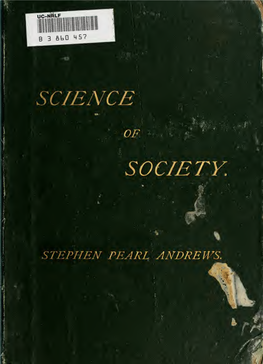 The Science of Society