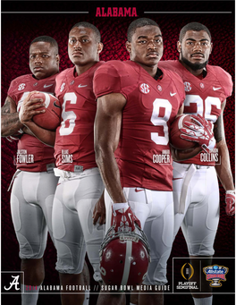 2014 Alabama Postseason Football Media Guide