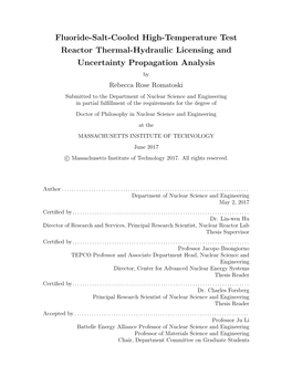 Fluoride-Salt-Cooled High-Temperature Test Reactor