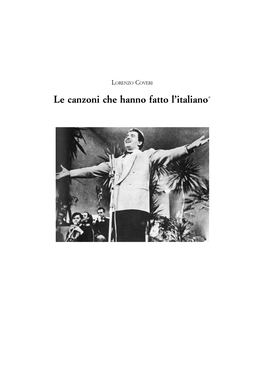 Le Canzoni Che Hanno Fatto L'italiano*