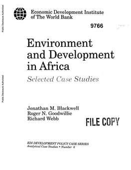 World Bank Document