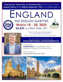 The English Martyrs March 10