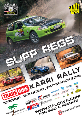 2018 Trade Hire Karri Rally Supplementary