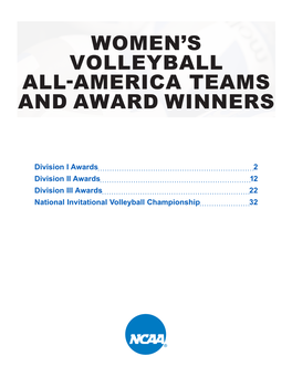 Women's Volleyball All-America Teams And