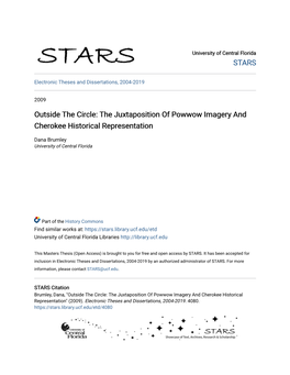 Outside the Circle: the Juxtaposition of Powwow Imagery and Cherokee Historical Representation