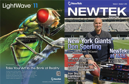 The Latest Version of Newtek Lightwave™ 3D Animation Software Takes Your Art to the Edge