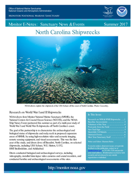 North Carolina Shipwrecks