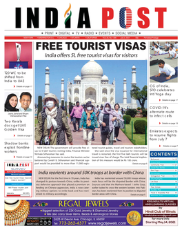 FREE TOURIST VISAS India Offers 5L Free Tourist Visas for Visitors PTI