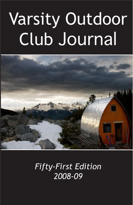 Varsity Outdoor Club Journal