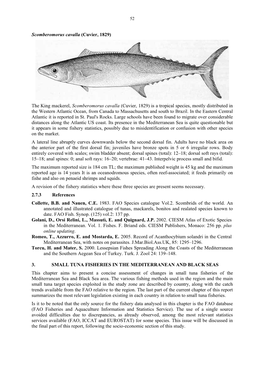 The King Mackerel, Scomberomorus Cavalla