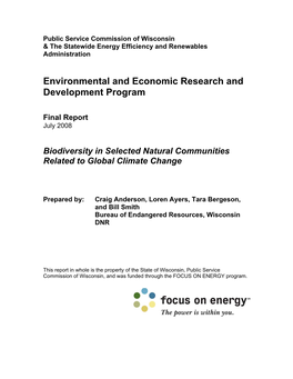 Environmental and Economic Research and Development Program