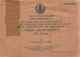 Total Population and Population of Scheduled Castes and Scheduled