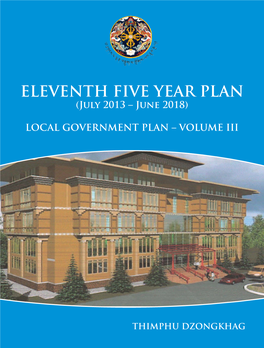 Eleventh Five Year Plan - Thimphu Dzongkhag