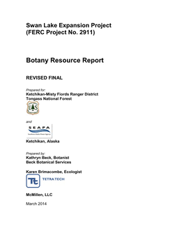 Botany Resource Report