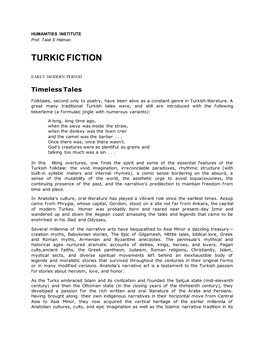 Turkic Fiction